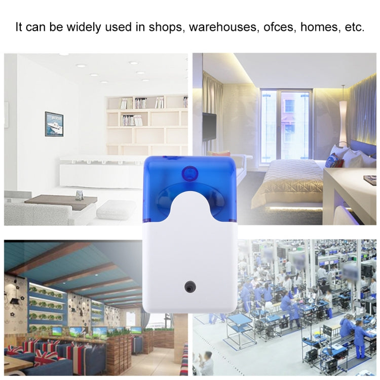 103 Mini Strobe Siren Durable Home Security Alarm System (Blue) - Security by buy2fix | Online Shopping UK | buy2fix