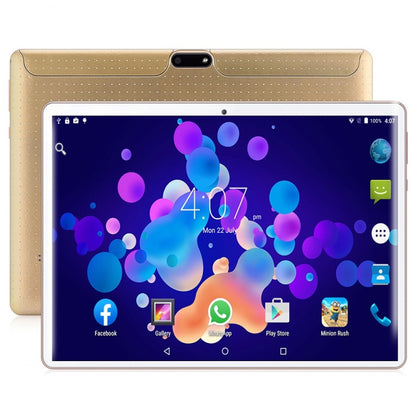 BDF K107 3G Phone Call Tablet PC, 10 inch, 2GB+32GB, Android 9.0, MTK8321 Octa Core, Support Dual SIM & Bluetooth & WiFi & GPS, EU Plug(Gold) - BDF by BDF | Online Shopping UK | buy2fix
