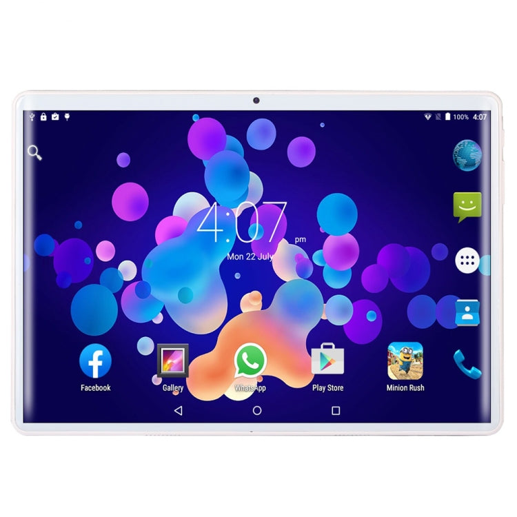 BDF K107 3G Phone Call Tablet PC, 10 inch, 2GB+32GB, Android 9.0, MTK8321 Octa Core, Support Dual SIM & Bluetooth & WiFi & GPS, EU Plug(Gold) - BDF by BDF | Online Shopping UK | buy2fix