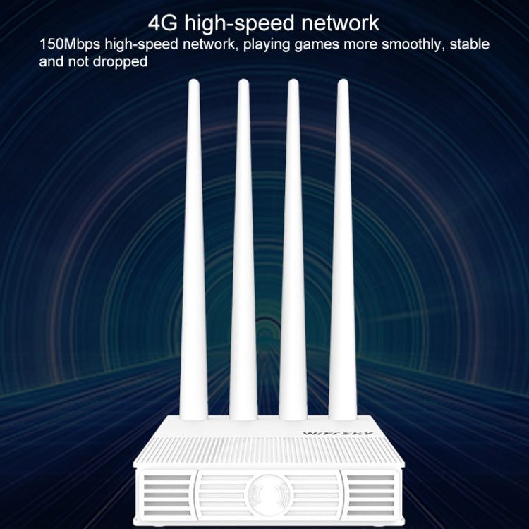 COMFAST WS-R642 300Mbps 4G Household Signal Amplifier Wireless Router Repeater WIFI Base Station with 4 Antennas, European Edition EU Plug - Wireless Routers by COMFAST | Online Shopping UK | buy2fix