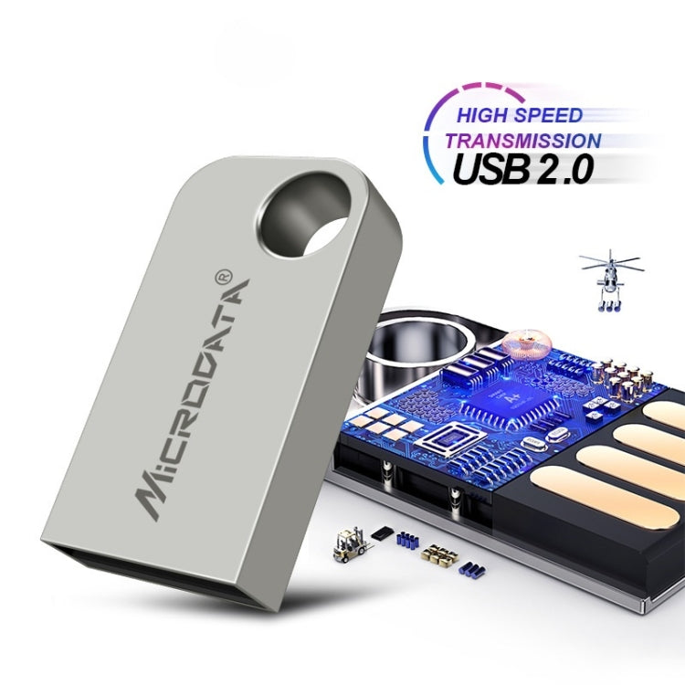 Microdata 4GB USB 2.0 Mini Metal U Disk - USB Flash Drives by Microdata | Online Shopping UK | buy2fix