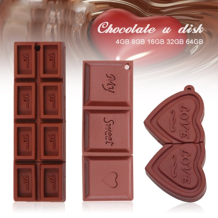 MicroDrive 16GB USB 2.0 Creative Chocolate USB Flash Drive - USB Flash Drives by MicroDrive | Online Shopping UK | buy2fix